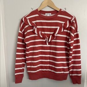 Nine West Coral striped Sweater women size s